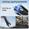 Ulanzi MT85 T122 1.5m Magnetic Magsafe Automatic Pop-Up 4-Leg Selfie Stick Phone Tripod (Black)