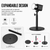 Fotolux Y6 150mm Round Metal Table Stand Base with 1/4" Male Screw