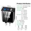  Fotolux WC-65B 65W GaN Dual Port PD USB-C &  QC 3.0 USB-A  Fast Wall Charger (AU Plug) 
