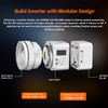 Godox 2x ML80Bi Bi-Color Portable LED Video Two Light Kit (with ML-BA 6600mAh Battery) 