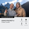 DJI Osmo Pocket 4 Creator Combo - 1" CMOS 4K 3-Axis Rotatable Touchscreen Gimbal Camera with DJI Mic 3 for Moving Moments 