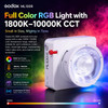  Godox ML100R Starter Kit - 110W RGB Portable LED Light with BG02 Battery Grip & Softbox