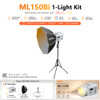Godox ML150Bi Starter Kit - Bi-Color Portable LED Video Light with AC-DC Power Adapter & Octagon Softbox 