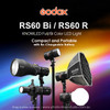 Godox RS60Bi Starter Kit - 60W Bi-Color Portable LED Video Light with Battery & Diffusion Dome