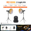 Godox RS100Bi 2-Light Kit - 100W Bi-Color Portable LED Video Light (Built-In Battery) with SP1 Softboxes & Backpack 