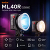  Godox ML40R 40W RGB Portable LED Light 1800K-10000K (Built-In Battery)