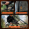 Coman T1SV5 1.75m Snap-Open Carbon Fiber Tripod with Fluid Bowl Head (Max Load 10kg)