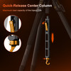 Coman T1SV5 1.75m Snap-Open Carbon Fiber Tripod with Fluid Bowl Head (Max Load 10kg)