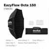 Godox EazyFlow Octa 150 (150cm) Quick Release Octagonal Foldable Softbox with Grid (Bowens Mount)