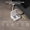 PGYTECH P-GM-363 CreateMate High-Speed Mini Card Reader Case for SD & Micro SD cards - Classic Black