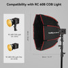 SmallRig 4682-EL RA-D60 60cm Parabolic Softbox with Grid for Elinchrom