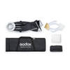 Godox EazyFlow Bty 85S (85cm) Black & Silver Quick Release Foldable Beauty Dish with Grid (Profoto Mount)