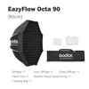 Godox EazyFlow Octa 90 (90cm) Quick Release Octagonal Foldable Softbox with Grid (Profoto Mount)