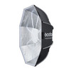 Godox EazyFlow Bty 85S (85cm) Black & Silver Quick Release Foldable Beauty Dish with Grid (Broncolor Mount)