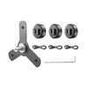 Godox ES01 K3 Triple Electric Suction Holder Kit with Magnetic Cold Shoe Mount & 1/4" Spigot Adapter 