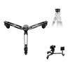 COMAN DF3 Aluminum Alloy Monopod Dolly 30kg Load with 360-Degree Silent Wheels 
