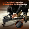COMAN DF3 Aluminum Alloy Monopod Dolly 30kg Load with 360-Degree Silent Wheels 