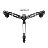 COMAN DF3 Aluminum Alloy Monopod Dolly with 360-Degree Silent Wheels 