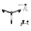 COMAN DF3 Aluminum Alloy Monopod Dolly with 360-Degree Silent Wheels 