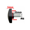Fotolux M8-25 M8 x 25mm Replacement T-Wing Locking Screw 