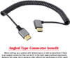 Fotolux HDMI Male to HDMI Male Left-Angle 4K Ultra HD Coiled Cable (0.5m-1m)
