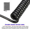 Fotolux HDMI Male to HDMI Male Left-Angle 4K Ultra HD Coiled Cable (0.5m-1m)