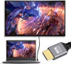 Fotolux HDMI Male to HDMI Male Left-Angle 4K Ultra HD Coiled Cable (0.5m-1m)
