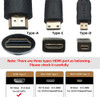 Fotolux HDMI Male to HDMI Male Right-Angle 4K Ultra HD Coiled Cable (0.5m-1m)