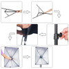 Boling 2 x Single E27 Bulb Holders with 70 x 70cm Softboxes Continuous Lighting Kit