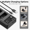 K&F Concept KF28.0016 NP-FZ100Battery and Dual Charger Kit for Sony