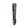 Leofoto LVM-324C+BV-10L Carbon Fiber 4-section Flip Lock Video Tripod with Fluid Head &  Leveling Base - 75mm Bowl