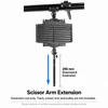 Fotolux 286mm extension rod installed below a constant-force scissor arm
