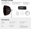 SmallRig 4682-BW RA-D60 60cm Parabolic Softbox with Grid - Bownes Mount