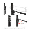 Fotolux SZ-BG08 Heavy-duty Auto-Pole Background Support Kit ( 6m Wide x 3.8m High)