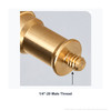 Fotolux DL-204B 1/4-20 male thread detail