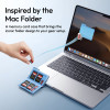 Ulanzi DC01 2-in-1 Memory Card Case and USB-C Reader - Blue