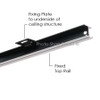 Fotolux 4m Fixed Rail for Ceiling Rail System