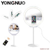 Yongnuo YN128II Bi-Color Ring LED Light with Mirror (3200-5500K ) for Smartphone