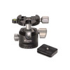 Leofoto LH-30+BPL-50  30mm Low Profile Ball Head with Quick Release Plate (Compact)