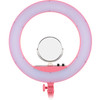 Godox LR160 18W LED Ring Light (3300-8000K) - Pink