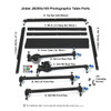 Jinbei JB-200x100 Large Photographic Table with Wheels (200 x 100cm)