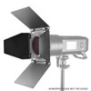 Godox BD-08 Barndoor Kit with Honeycomb Grid & 4 Color filters for AD400Pro Flash