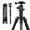 K&F Concept TM2324 II Foldable Lightweight Aluminum Tripod with Ball Head KF09.040