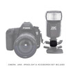 JJC JSC-9 Hot Shoe Adapter with Female PC Outlet & 3.5mm Mini Phone socket for Speedlight Flash