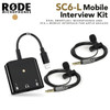  Rode SC6-L Mobile Interview Kit with Lightning Interface & 2 smartLav+ Microphones