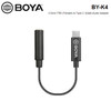 BOYA BY-K4 Audio Adapter 3.5mm TRS Female to Type-C Male