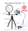 Smartphone / iPhone Vlogger Kit for Youtube , board-casting , Conferencing