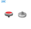 JJC SRB-GR RED Deluxe Soft Release Button (Silver & Red)