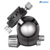 Leofoto LH-40R+NP-60 Low Profile Ball Head with Screw-knob clamp (Max Load 20kg , Height 90mm , 360° Panorama)