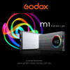 Godox M1 13Ws RGB LED Mini Creative Light (2500K- 8500K, Grey)